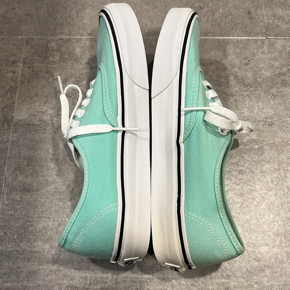 Vans Mint Green Sneakers - Women's 8 - Picture 6 of 9